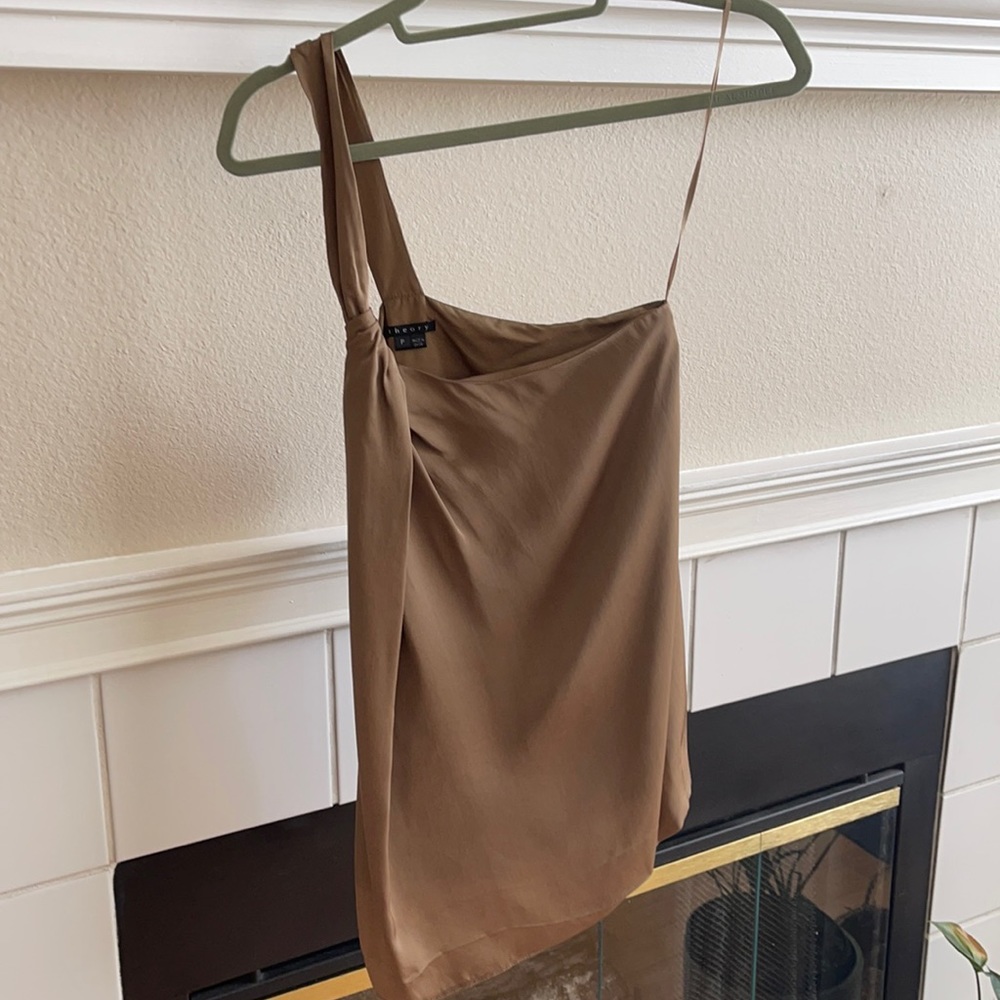 Theory one shoulder top